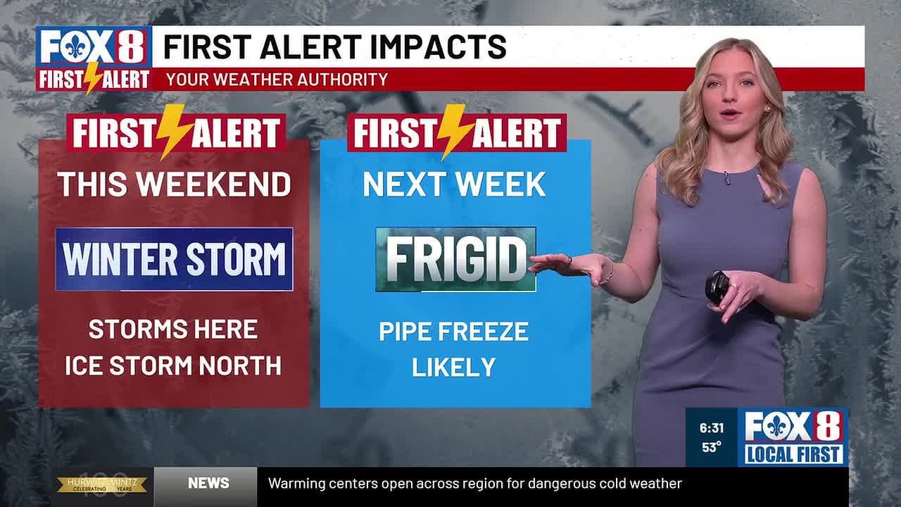 Morning weather update for Saturday, Jan. 24