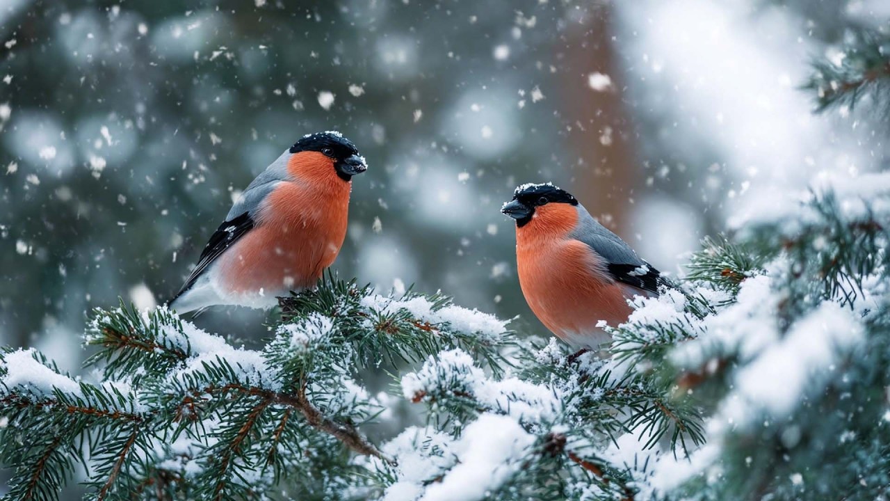 Birdsong for Sleep and Healing ❄️ Calming Night Music for Deep Peace, Rest and Stress Release