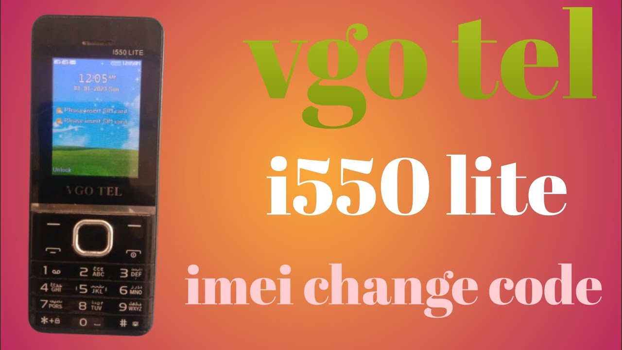 vgo tel i550 imei change code ! vgo tel i550 invalid sim solution ( Abdullah technique)