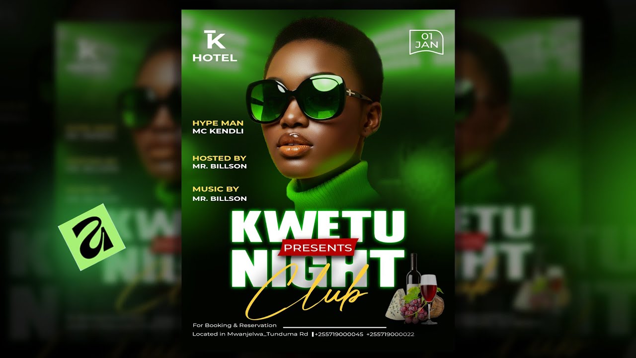 How to Design a Stunning Night Club Poster in Affinity Designer | Kwetu Club Edition