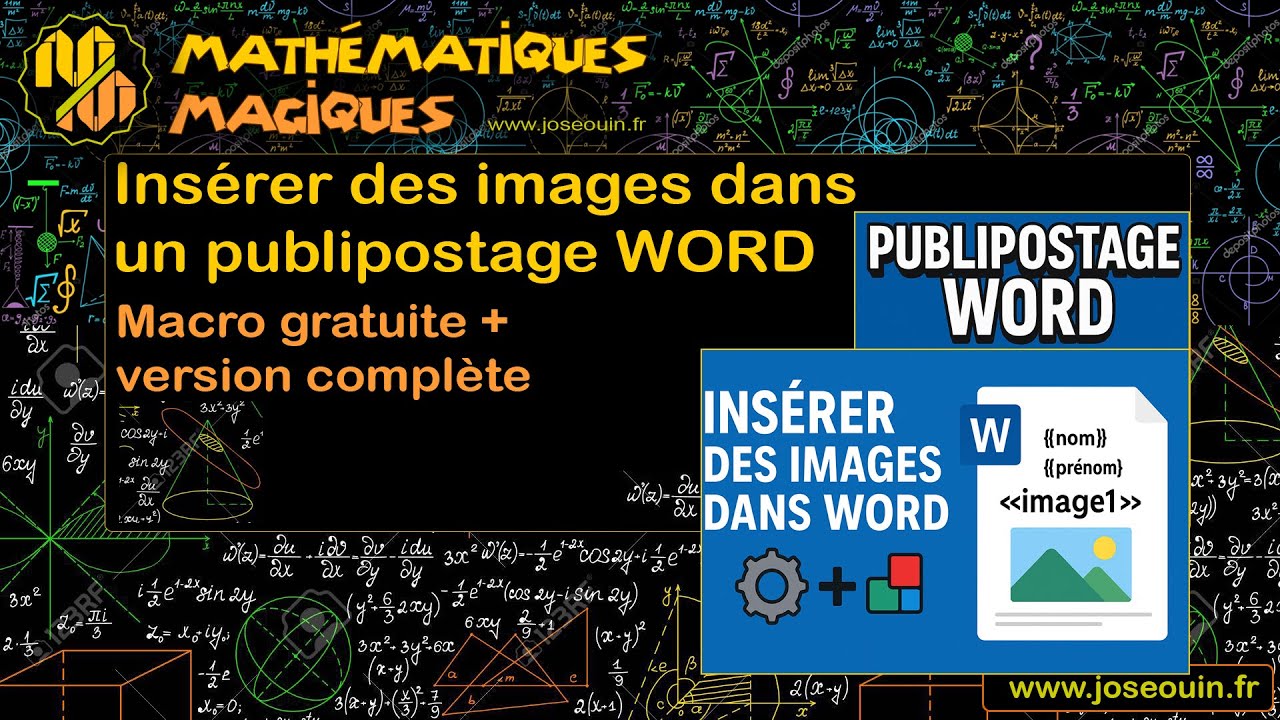 🖼️ Insérer des images dans un publipostage Word – Macro gratuite + version complète