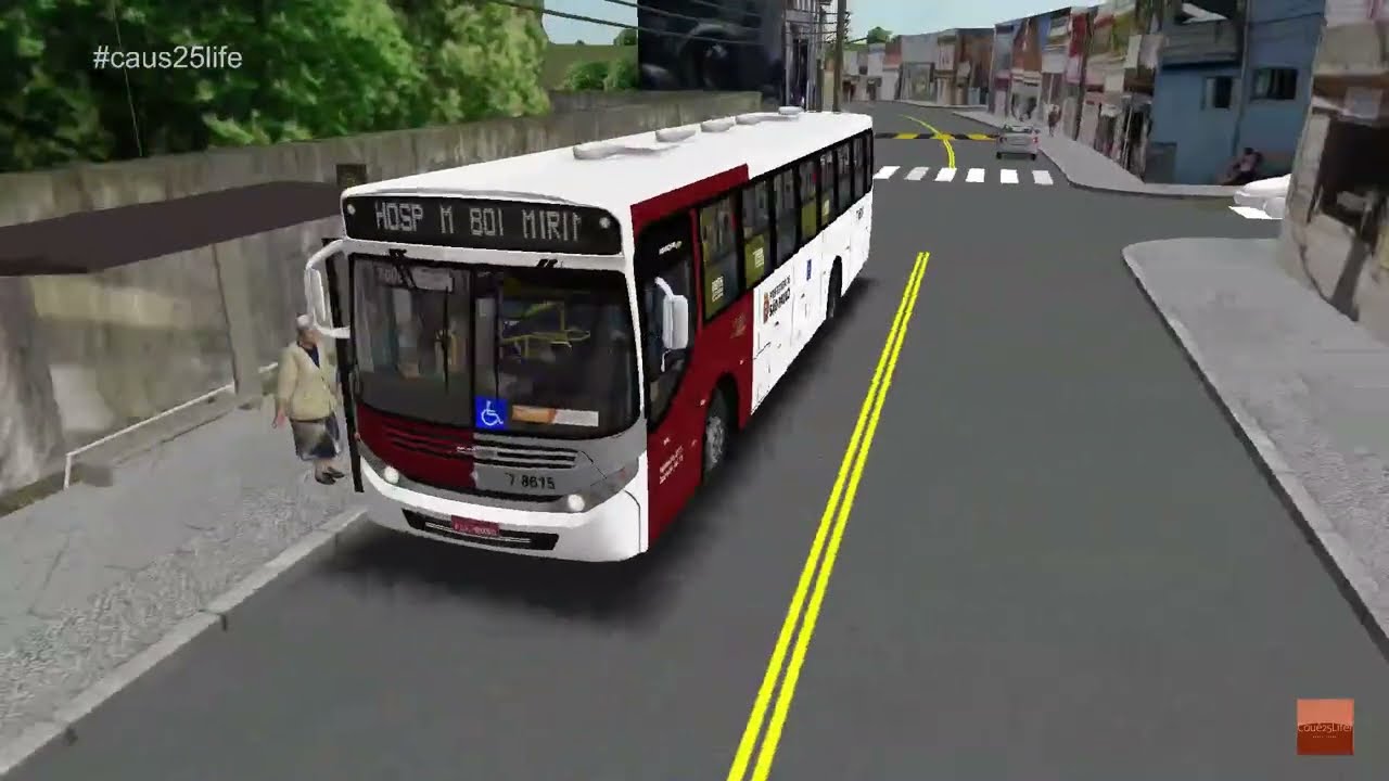 Omsi 2 | Mapa Jardim Ângela - Linha 7005-51 | Caio Apache Vip III. #omsi2 #gameplay