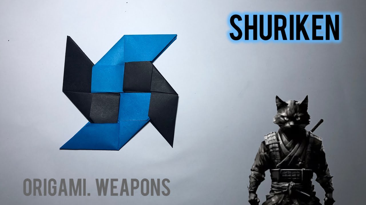 Origami Shuriken for Beginners – Easy Paper Ninja Star