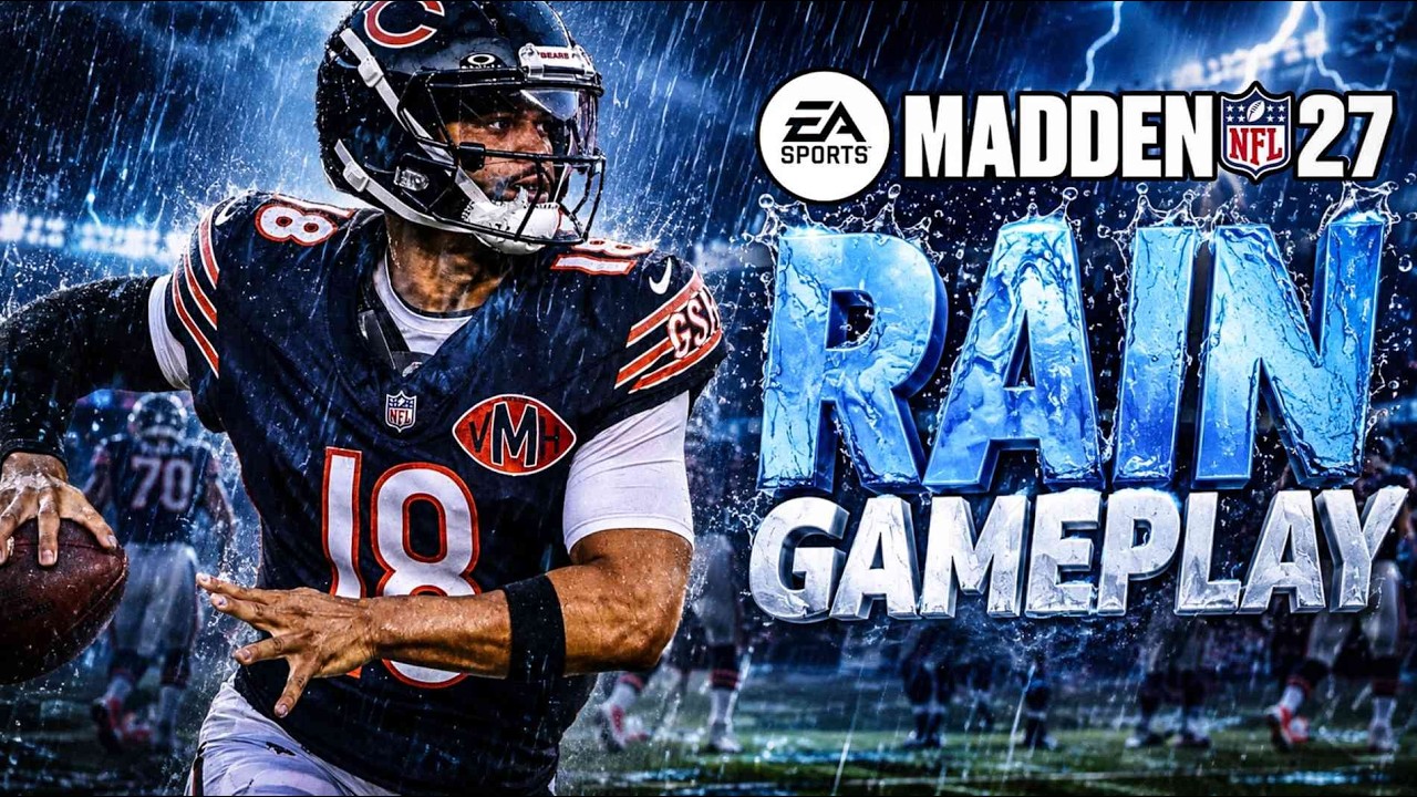 Madden NFL 27 Rain Gameplay! Bears Vs Packers!