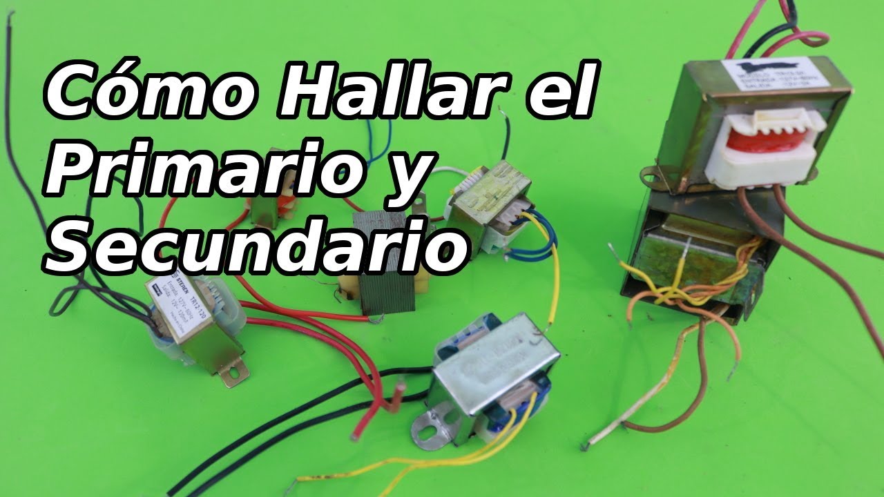 Cómo Identificar Primaro y Secundario en un Transformador: 3 Métodos