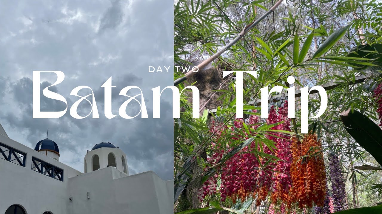 Batam Trip Day 2 | Cafe Hopping, Dino’s Gate, Coffee Factory, Grand Mosque of Batam ☕️🦖🕌