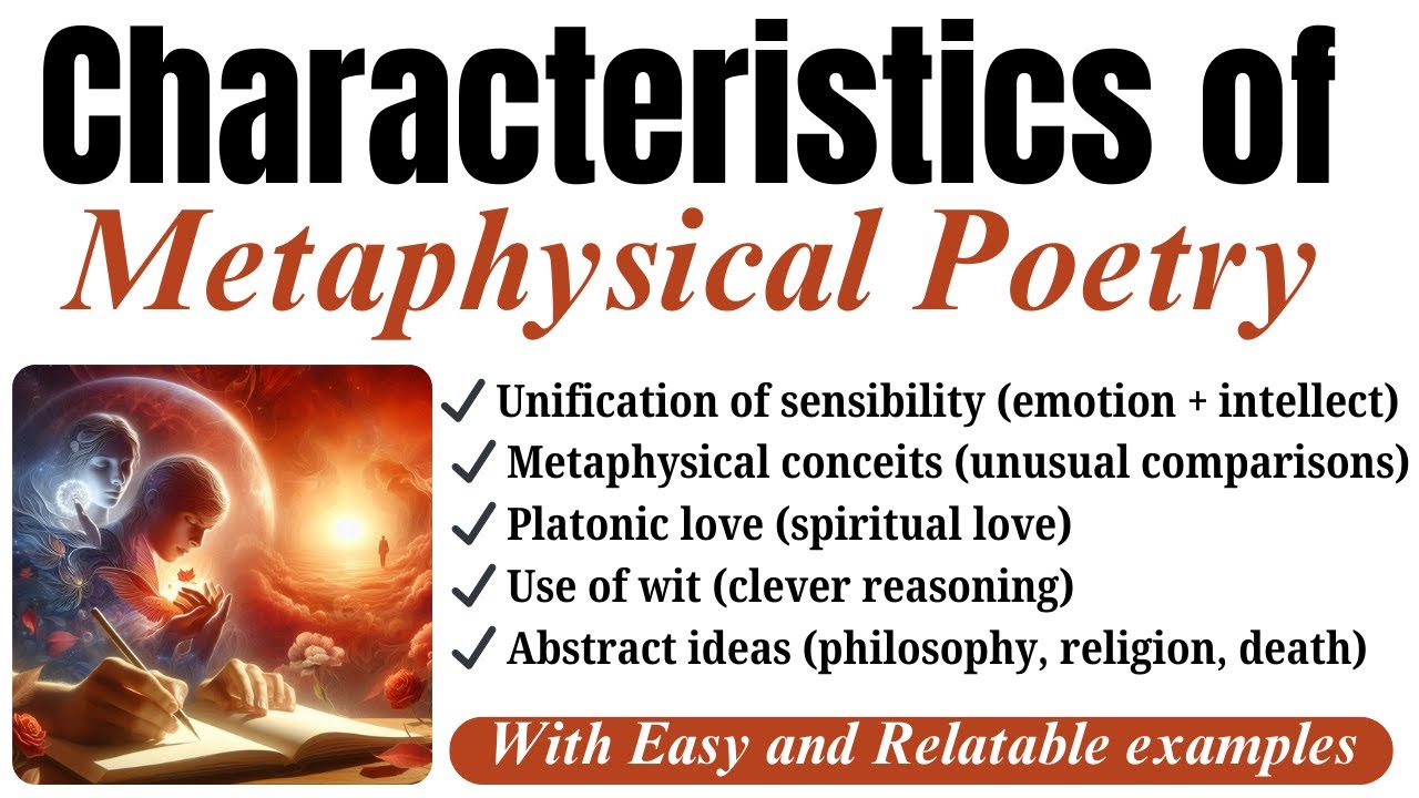 Metaphysical Poetry Characteristics