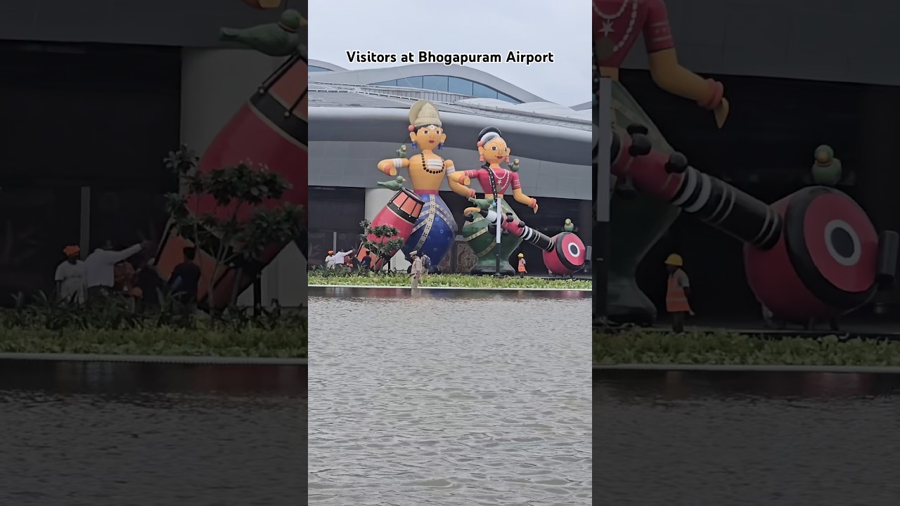 Bhogapuram airport with so many visitors | Current situation at Airport #vizag