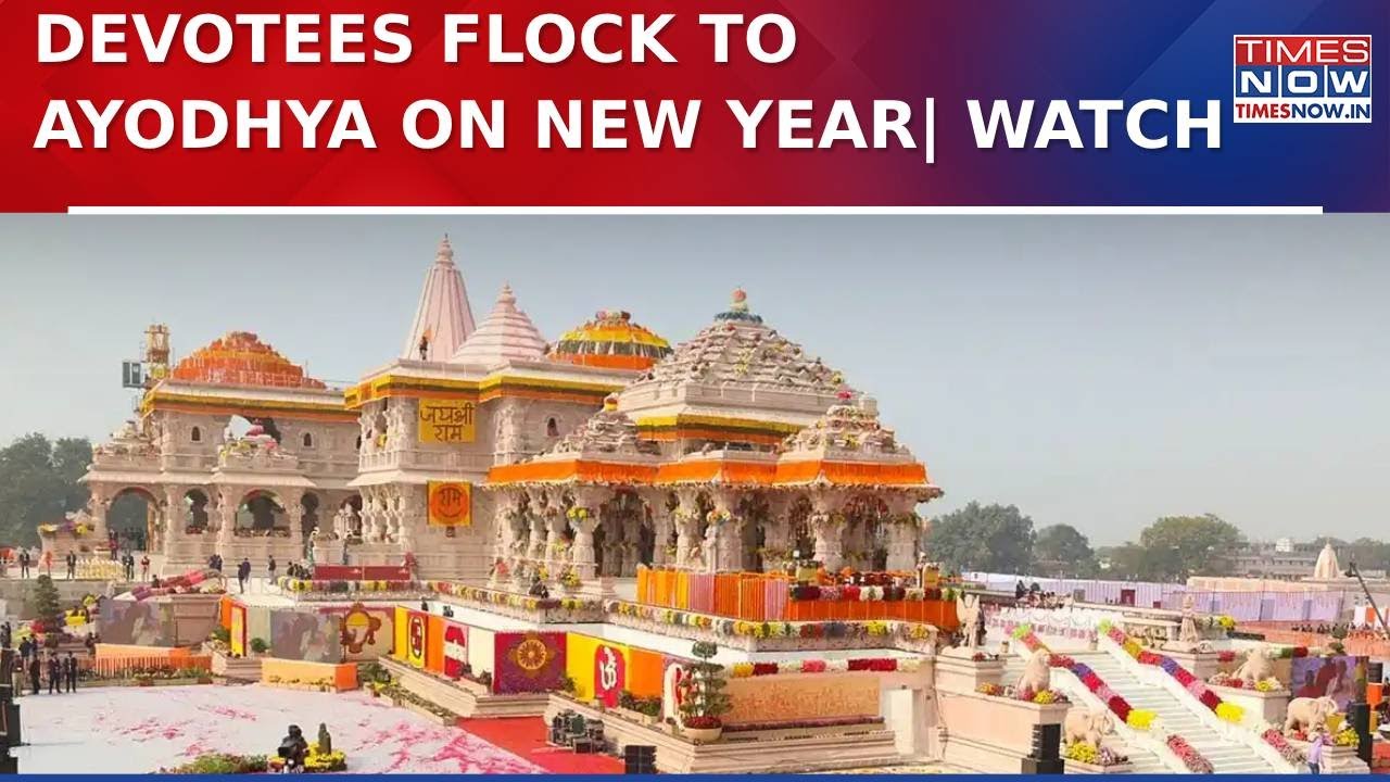 Ayodhya Ram Temple: Devotees Flock to Ayodhya On New Year, Share Heartfelt Experiences | Watch Now