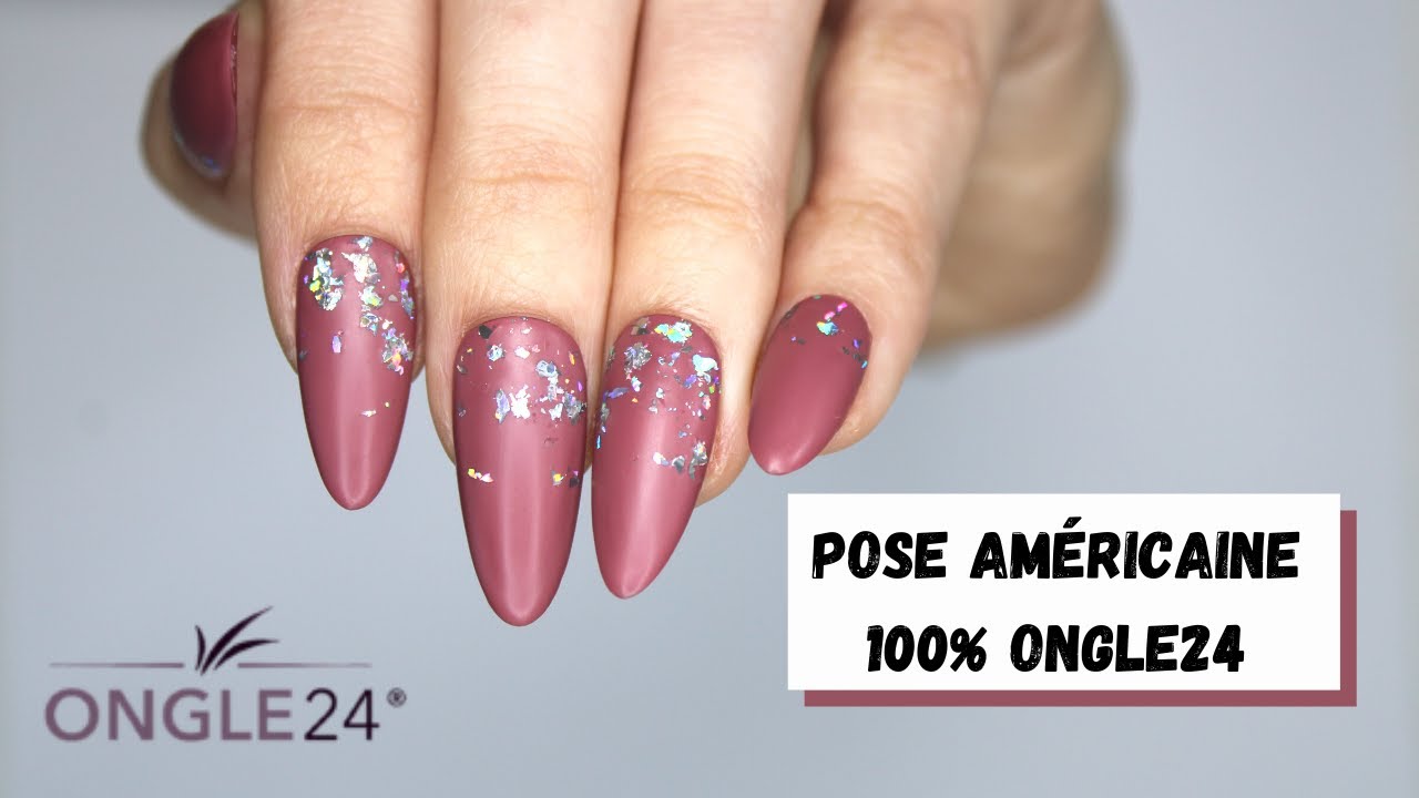 Je test la pose Américaine 100% Ongle24 + nail art inspiration Khun Mimi