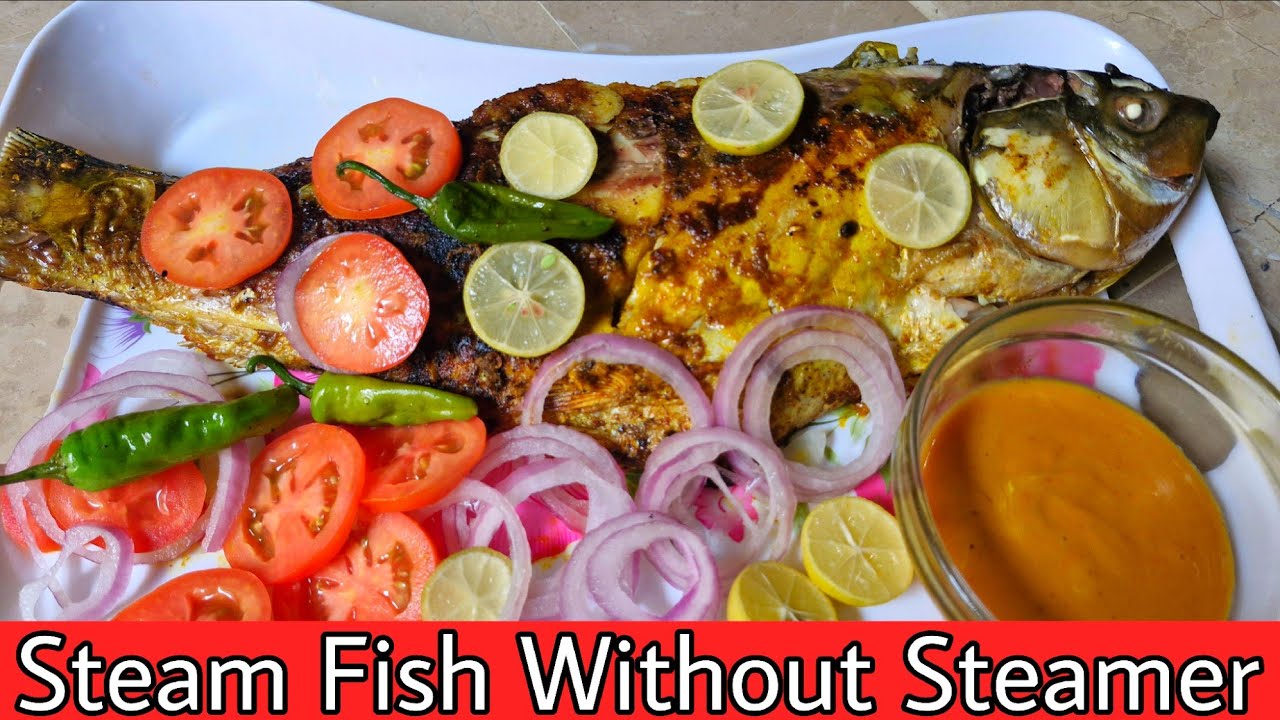 Steam Fish Without Steamer Restaurant  Style By Shabroz Kitchen 