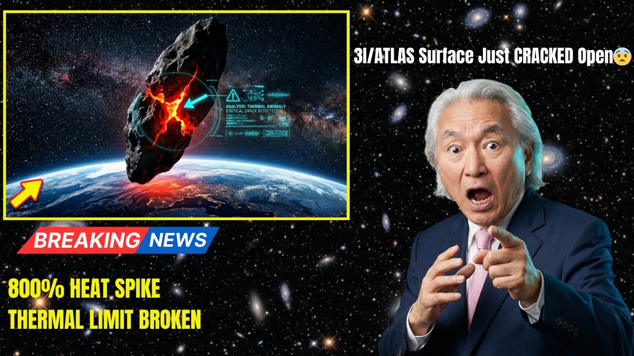 3I/ATLAS Surface Just CRACKED Open — Thermal Signature Increased 800% | Michio Kaku