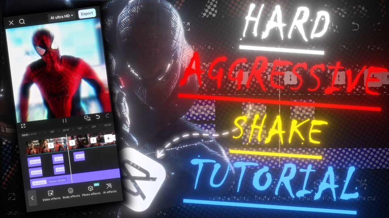 Hard Aggressive Shake In Capcut || Slayer Edits