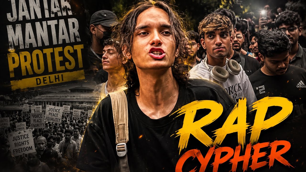 Rap Cypher | Jantar mantar protest | Hip-hop community ￼