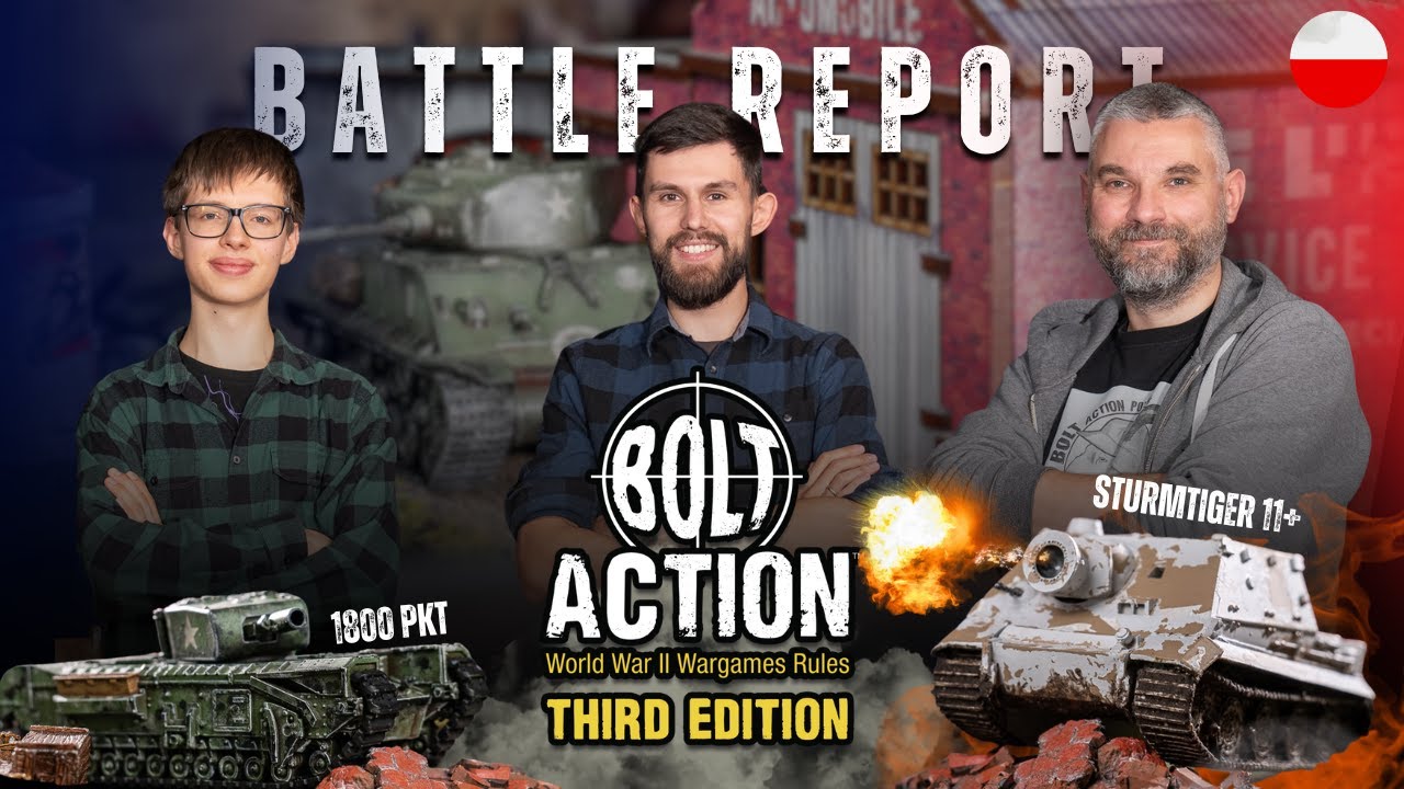 STURMTIGER w akcji! Bolt Action - BATTLE REPORT