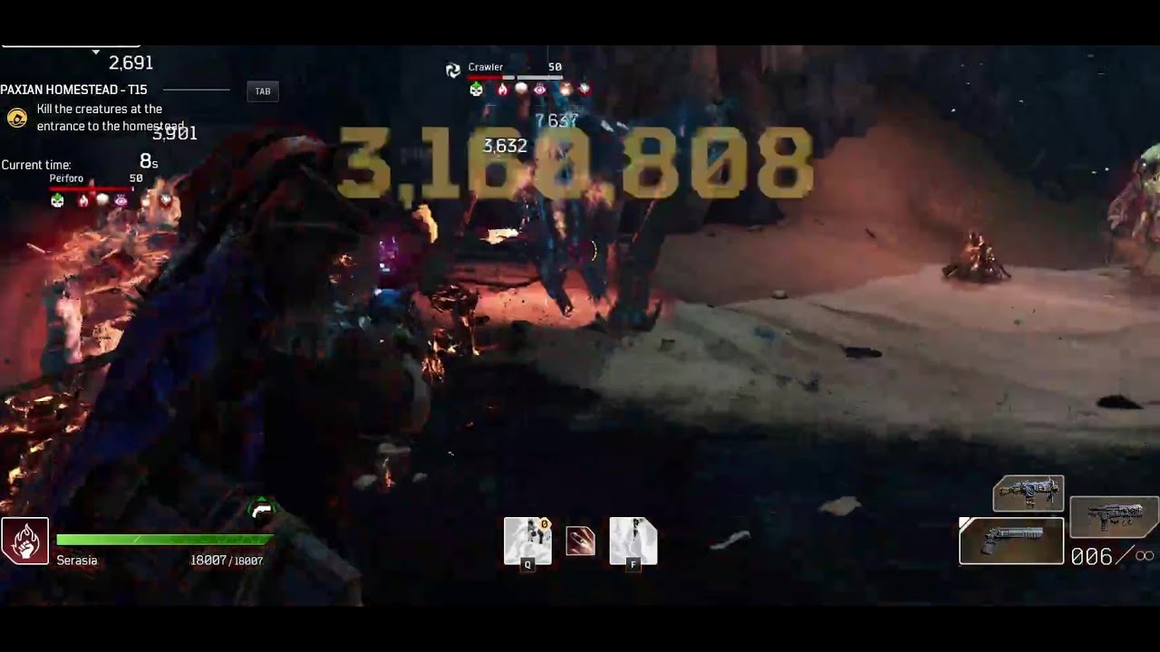 Outrider FP Pyromancer disintegrator revolver build The power of thunder Full solo