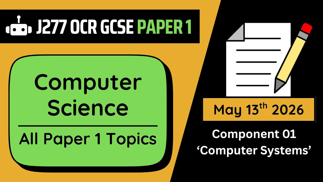OCR J277 GCSE: Complete Paper One (Computer Science Full Paper 1)