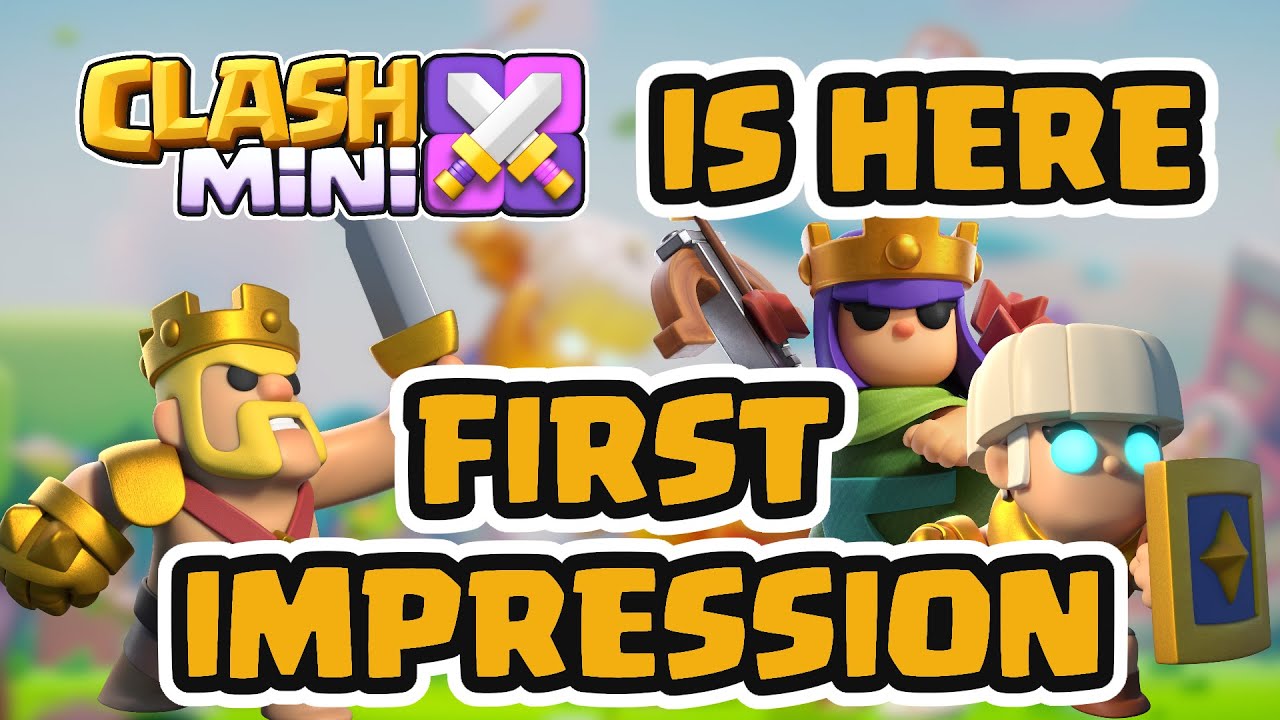 CLASH MINI beta is here | FIRST IMPRESSIONS and MY STARTER DECK | Clash Mini