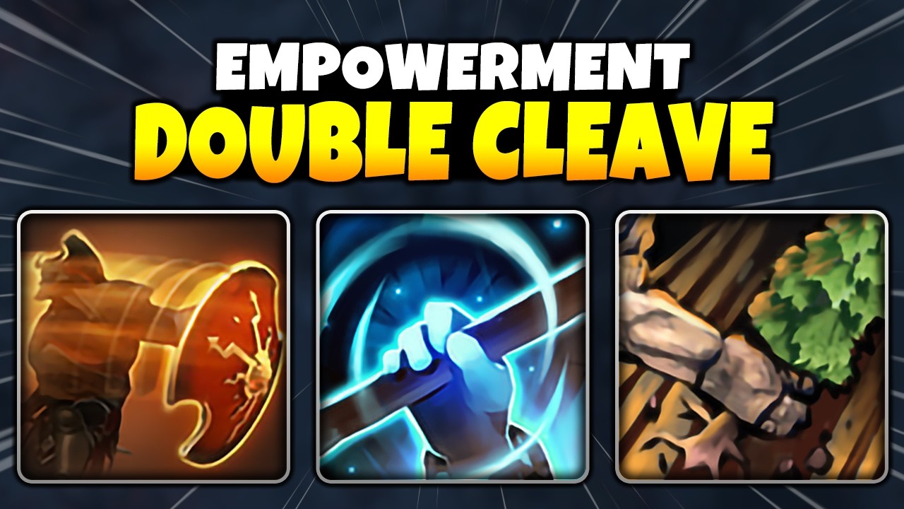 Double Cleave EMPOWER + TREE GRAB + GOD'S REBUKE | Ability Draft