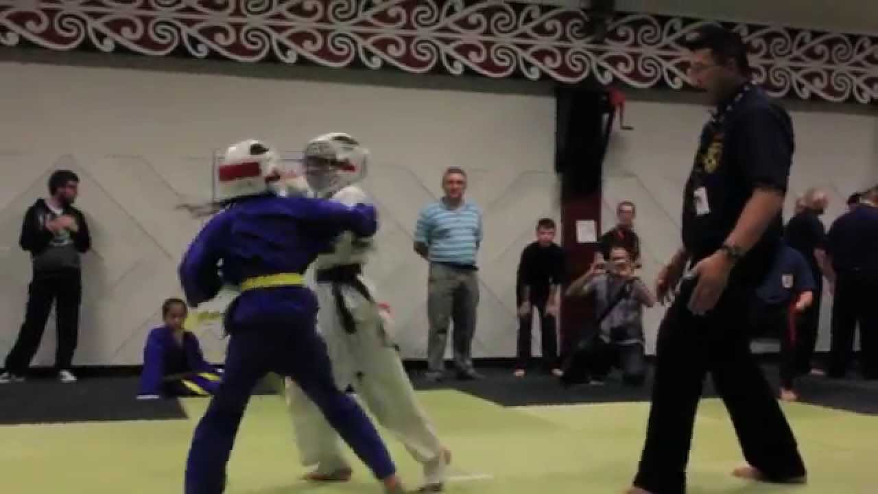 GALA WINS THE NZ UNDER 13 KYOKUSHIN KARATE TITLE.
