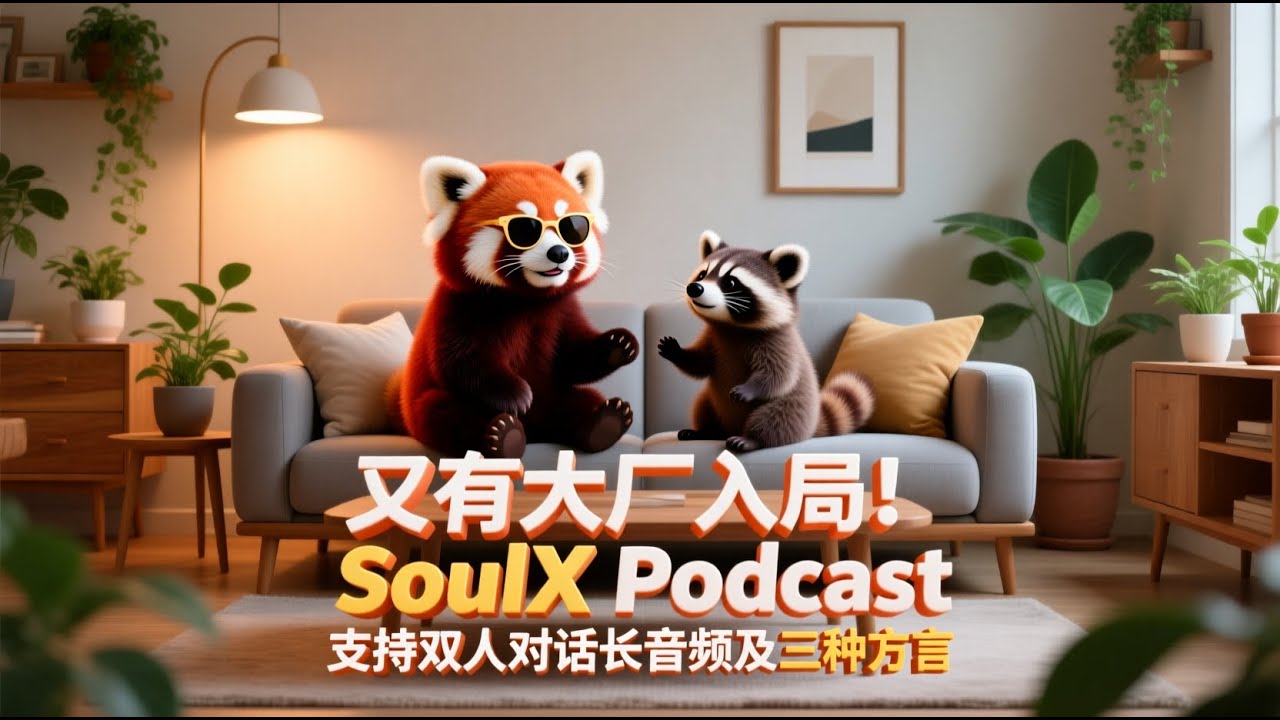 双人对话长音频模型SoulX Podcast及双人InfiniteTalk工作流分享