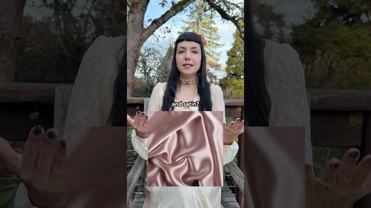 Объясняем разницу между шелком и атласом!