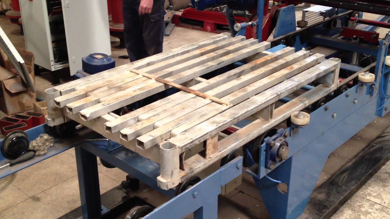 Extractor Sencillo de Prensa de Baldosas (funcionamiento)