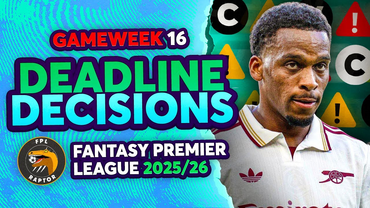 WILL TIMBER & RICE PLAY? 🤔 | FPL GW16 FINAL TEAM THOUGHTS 🚨 | Fantasy Premier League Tips 2025/26