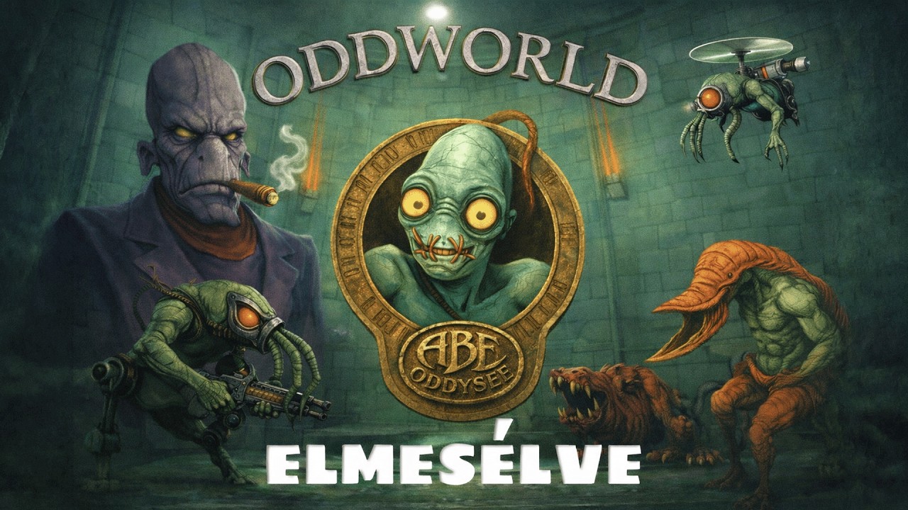 Oddworld: Abe's Oddysee (1997) - Menek&uuml;l&eacute;s a Has&iacute;t&oacute;telepről | Elmes&eacute;lve