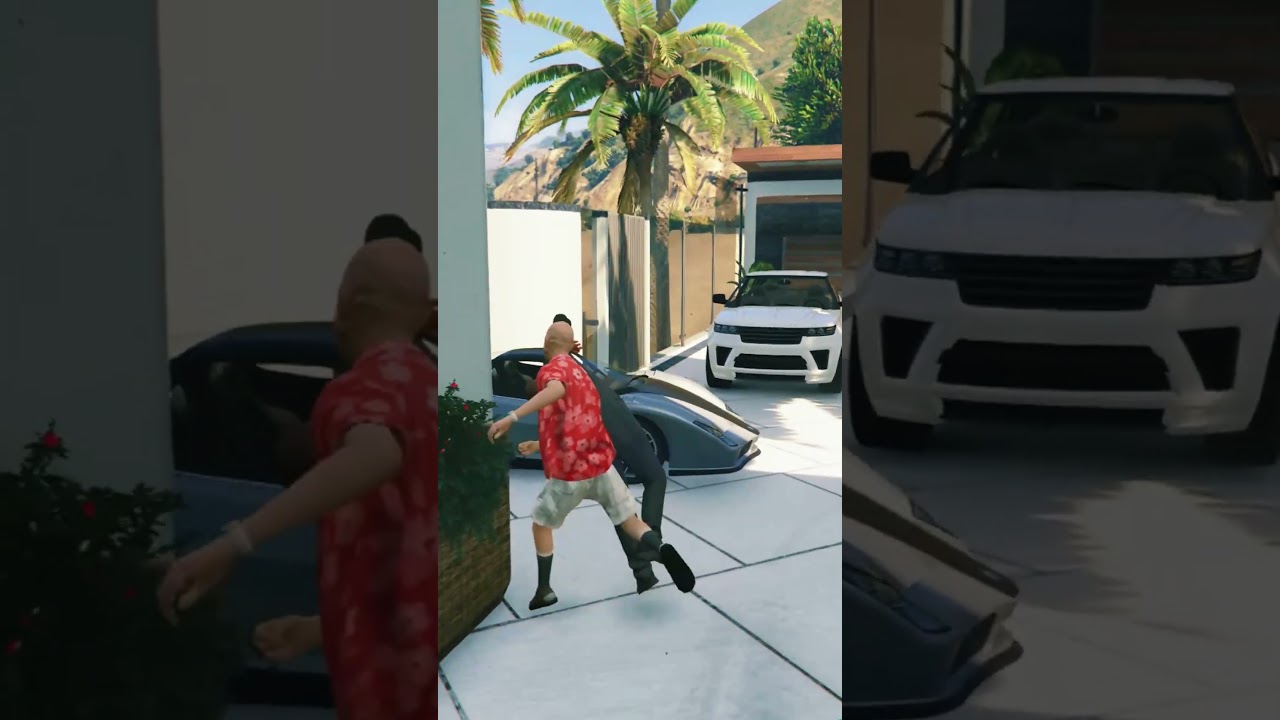 سرقنا سيارت ميسي 😂 gta5  #gta #gtav #gta5 #ميسي #messi