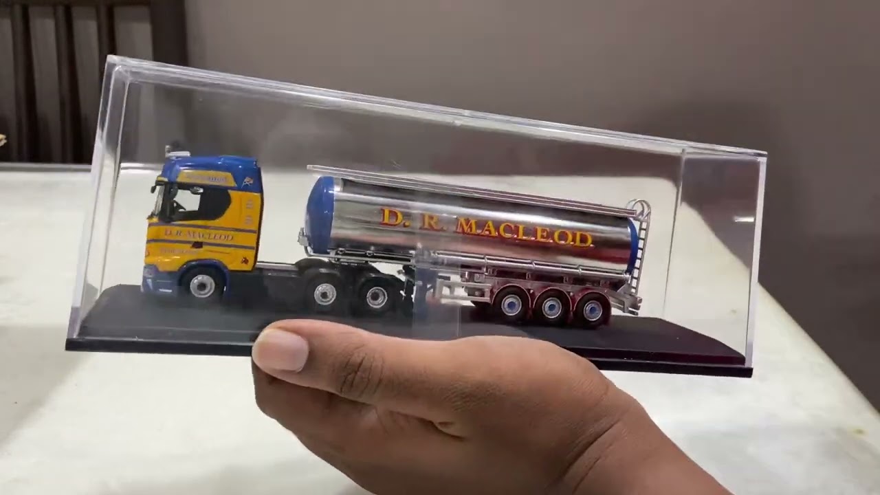 Oxford Diecast 1:76 D R Macleod Scania ( Unboxing ASMR )