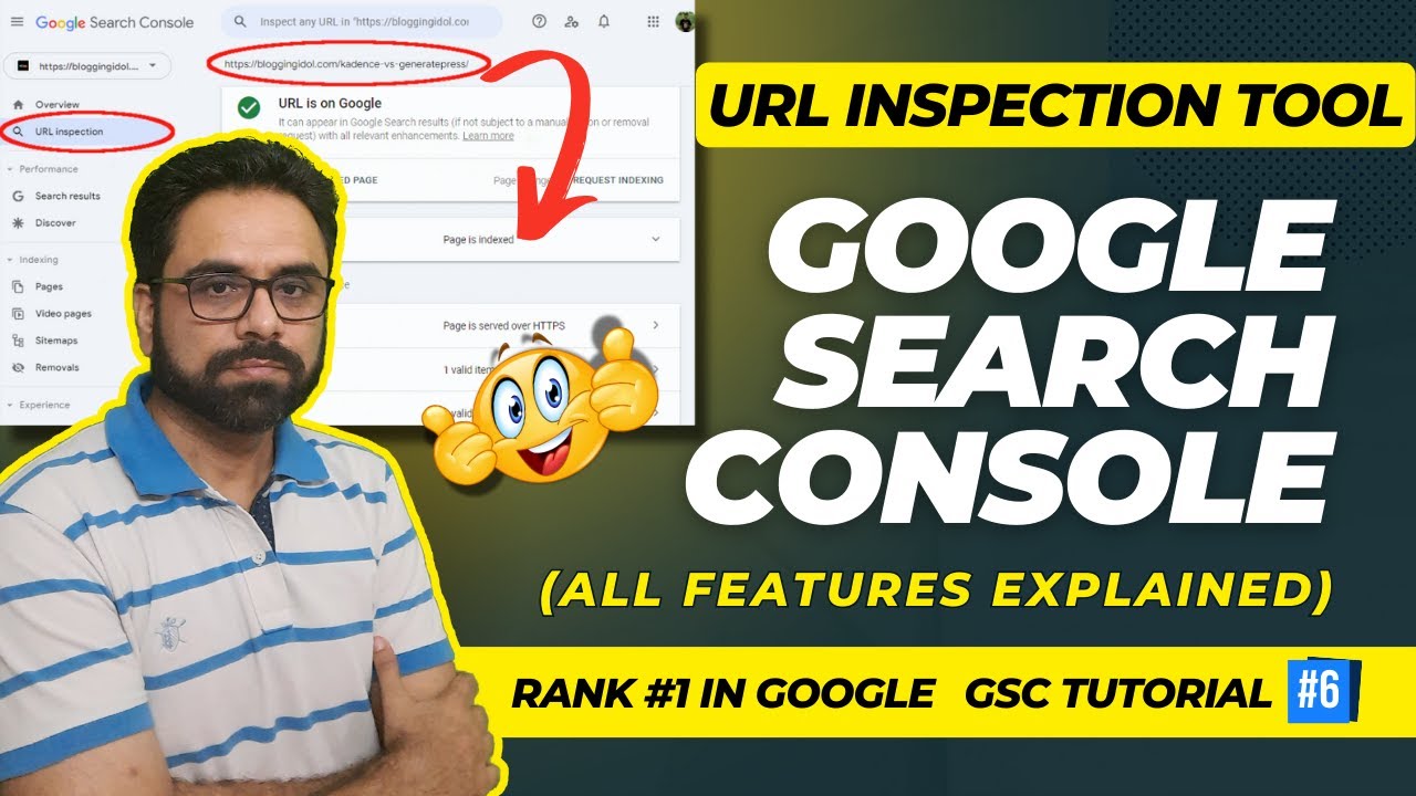Google Search Console URL Inspection Tool | GSC Tutorial 6 | Robin Mehta