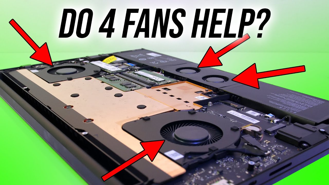 Razer Blade Pro 17 (2019) Thermal Testing - Does 4 Fans Help?