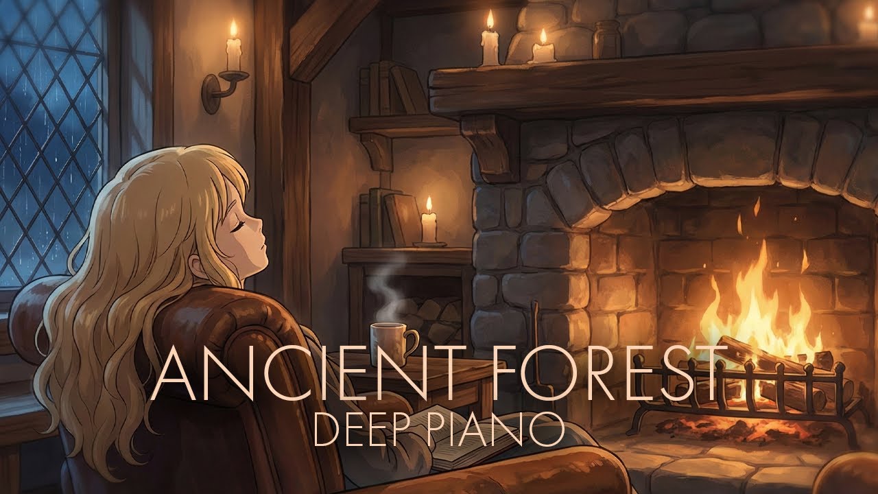 Relaxing Fantasy Ambient Music For Sleep and Study | Deep Piano