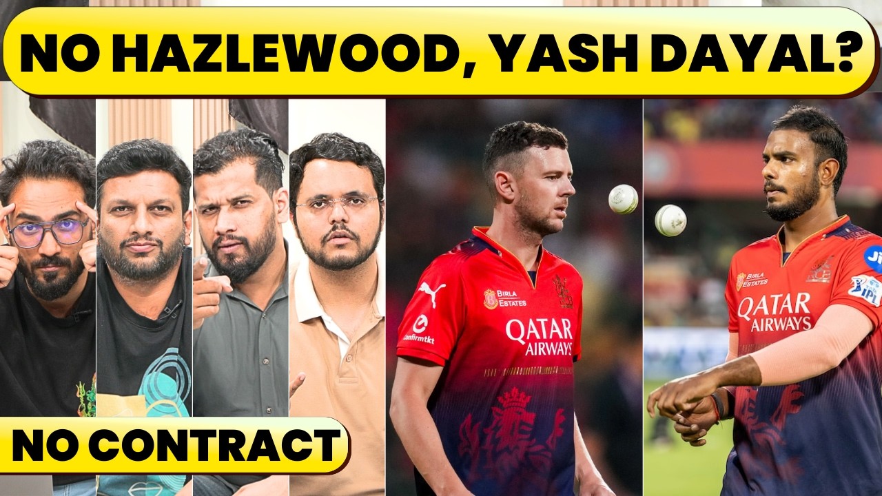🔴RCB WITHOUT HAZLEWOOD & YASH DAYAL, BIGGEST FEAR OF RCB FANS. CSK'S OPEN CHALLENGE