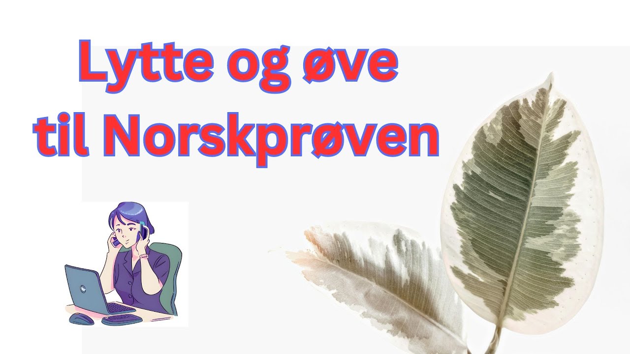 Lytteøvelser til lytteprøven på Norskprøven
