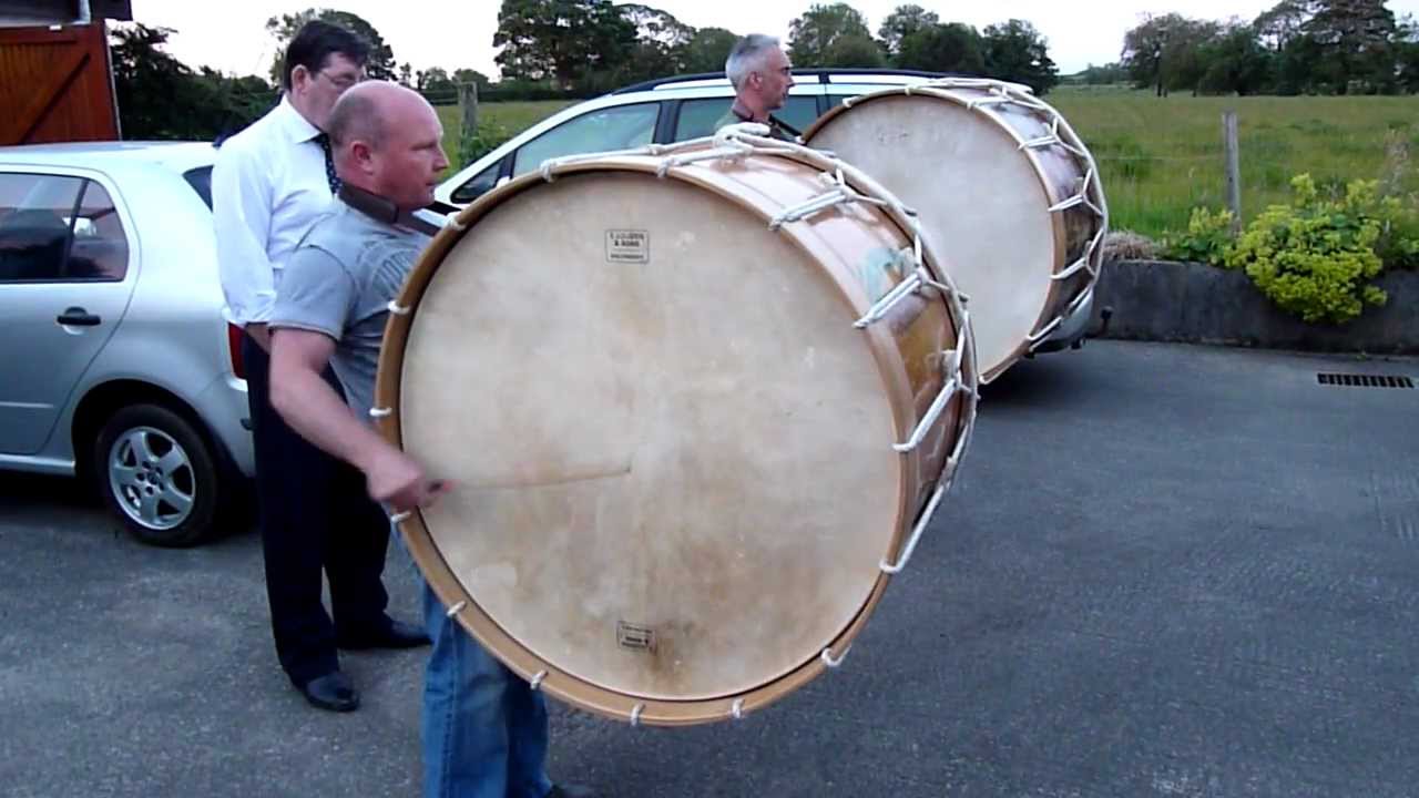 Lambeg Drumming .The Pride Of Taylorstown.11th July 2011. County Antrim. Northern Ireland.