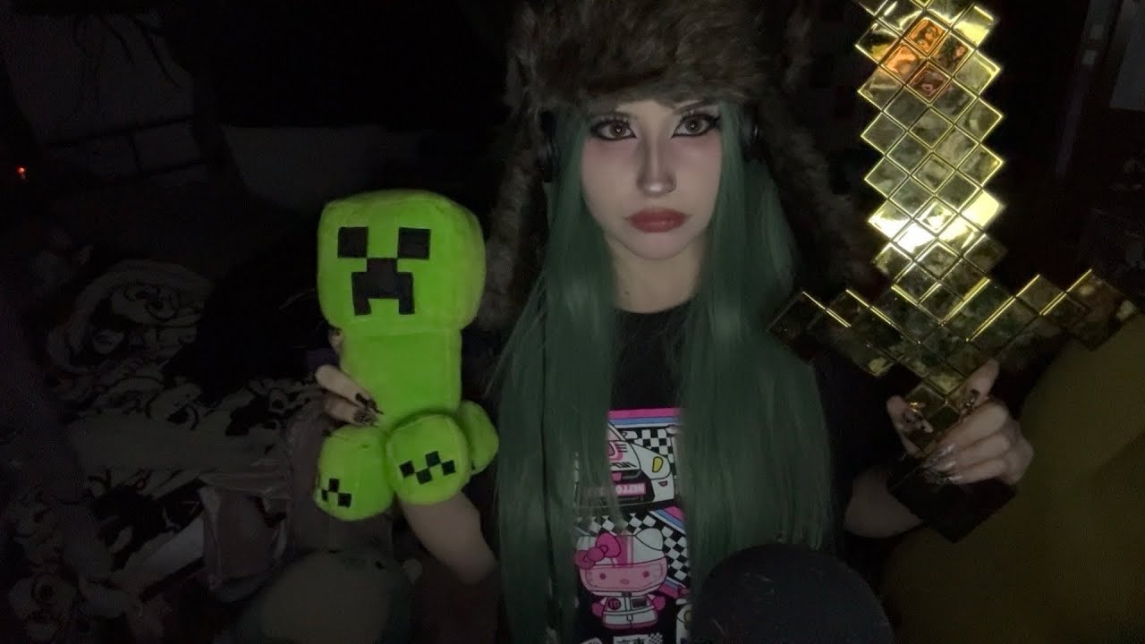 ASMR Weird Girl Shows You Her Collections