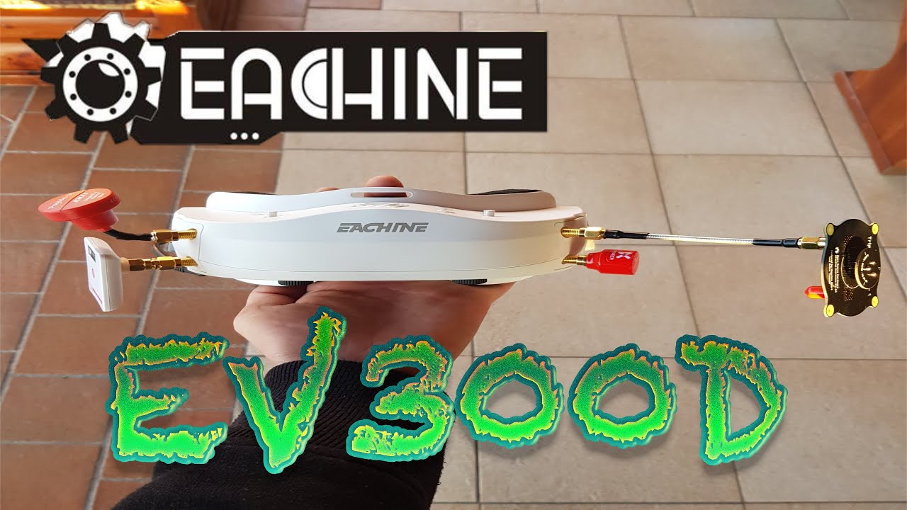 EV300D - nuovi VISORI FPV eachine - migliori dei vecchi ev200d? UNBOXING - ita