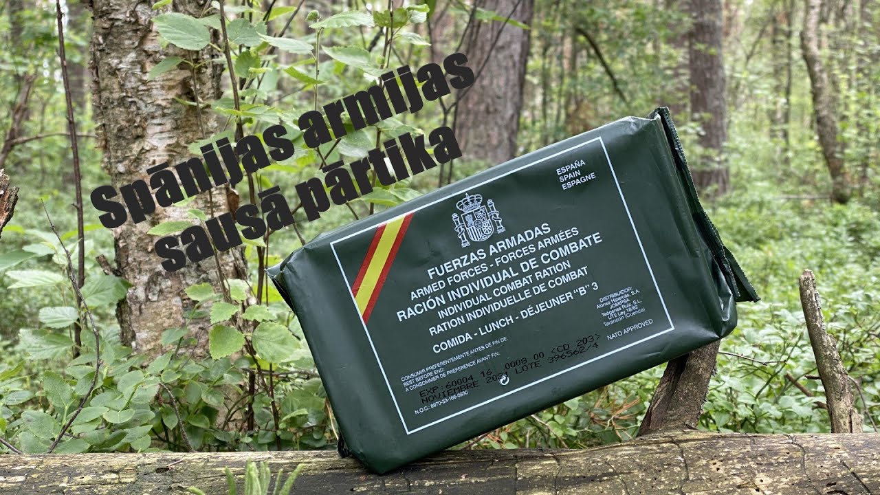 SPĀNIJAS ARMIJAS MRE (sausā uzturdeva)