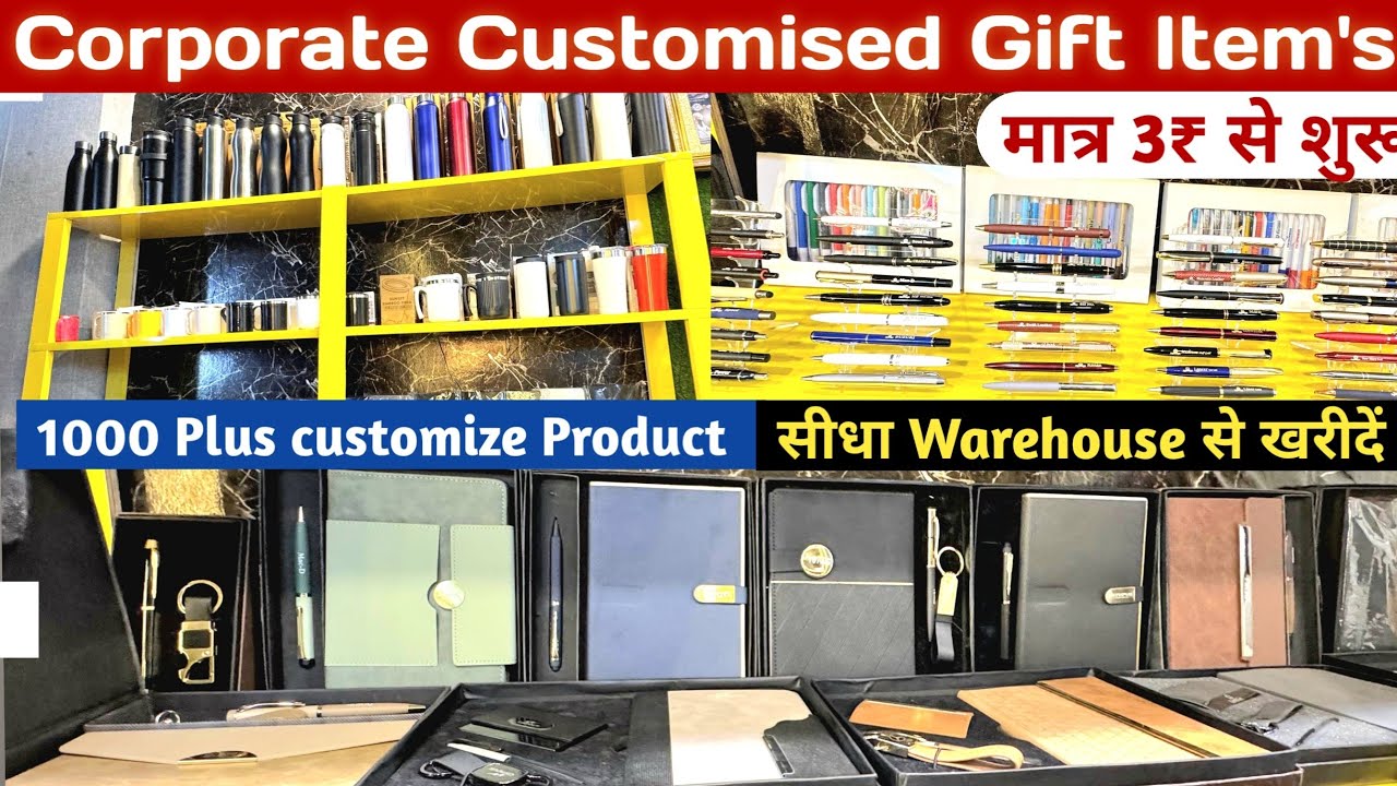 Cheapest Customised Corporate Gifting Items😱 I T-shirt, Frames, Diaries, Bottles, Key Chains & More