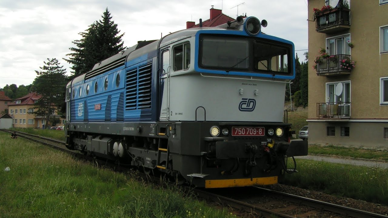 Vlaky Luhačovice 9.7. 2018