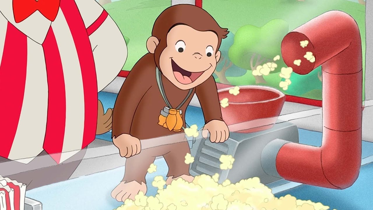 ジョージと一緒にポップコーン作り 🐵 おさるのジョージ