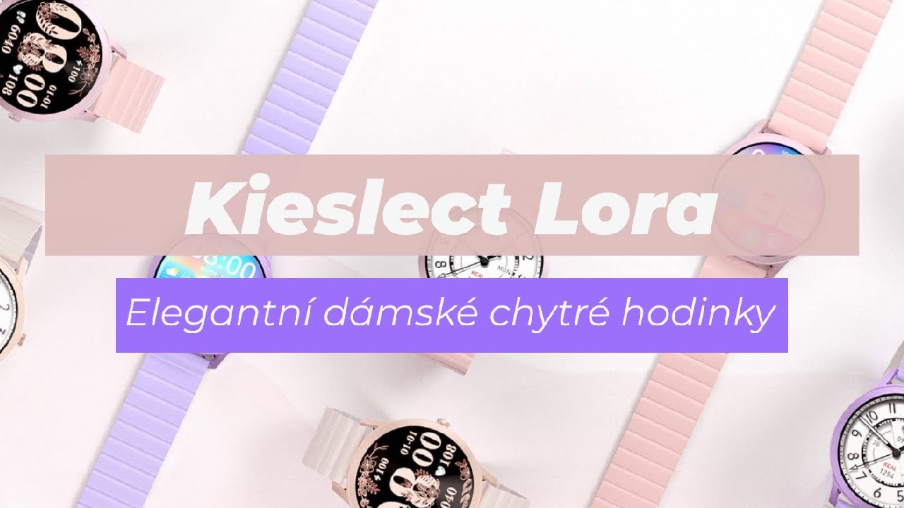 Kieslect Lady Watch Lora: Nové nejlepší dámské chytré hodinky 🤔 UNBOXING & RECENZE