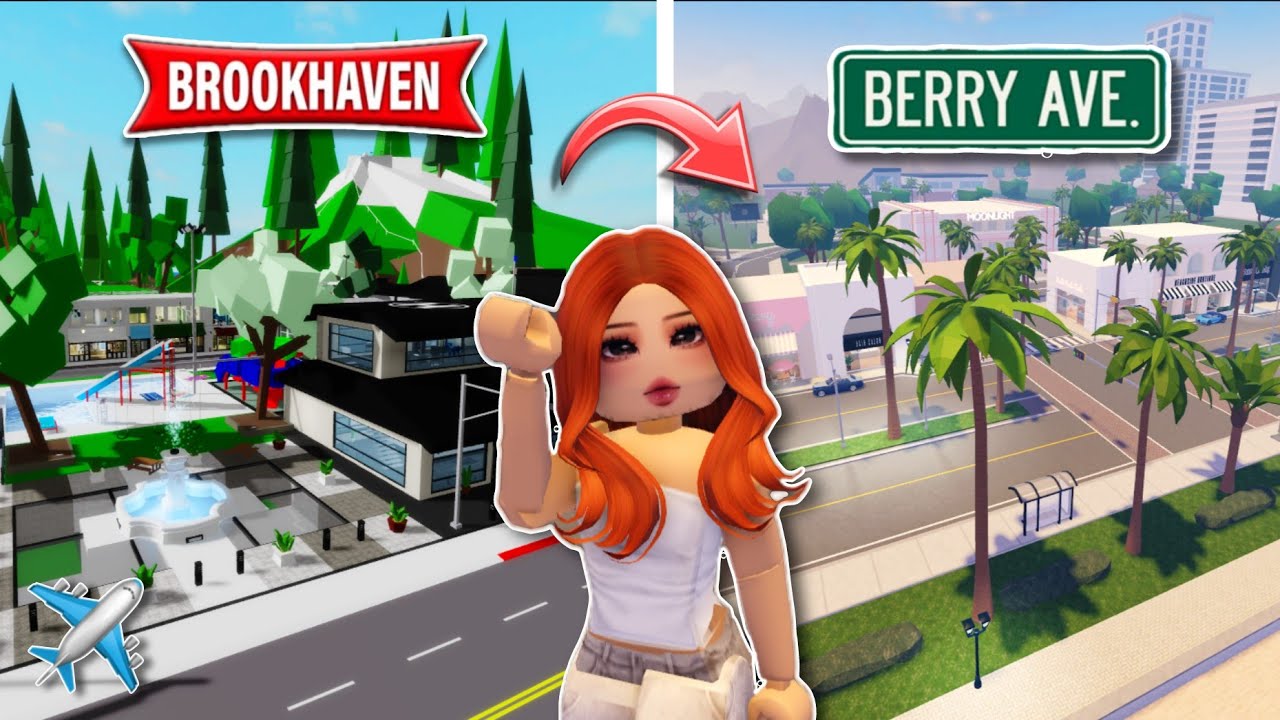 Me MUDÉ de BROOKHAVEN a BERRY AVENUE‼️😱 | *SALE MAL* 😭