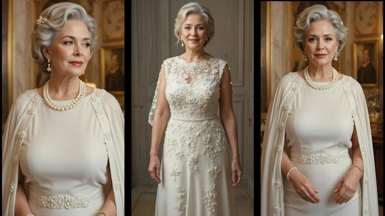 Spring Summer Wedding Dress 60+ | Elegant Guest Look #springwedding #summerwedding #womenover60