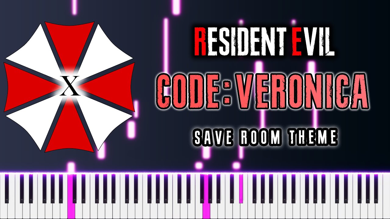 Resident Evil Code: Veronica X - Save Room Theme (Piano Tutorial) | A Moment Of Relief