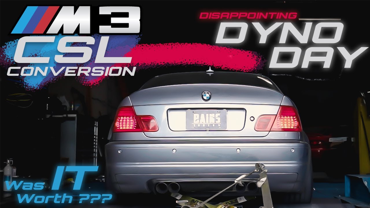 E46 M3 CSL Conversion - Dyno Time was the CSL airbox upgrade WORTH the money