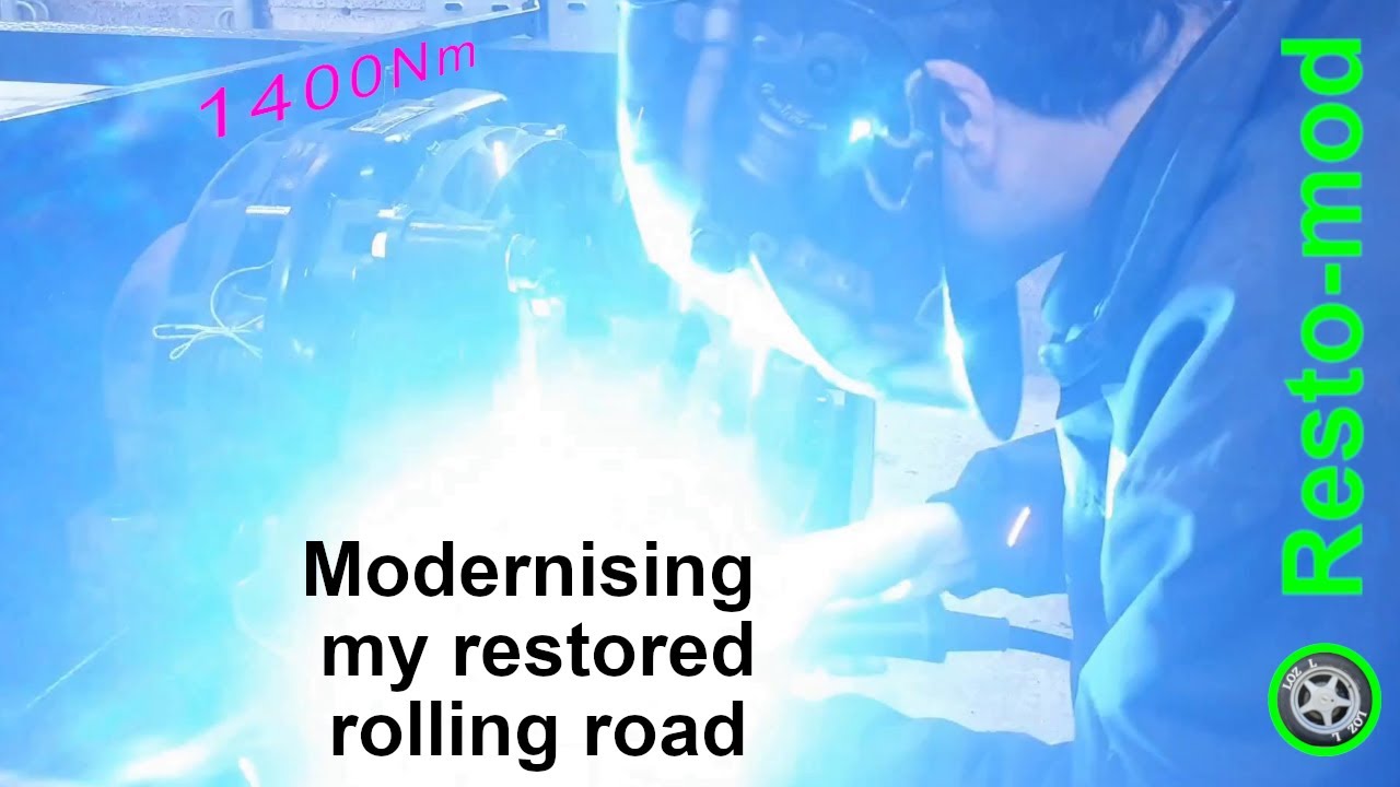 Resto-mod for my rolling road, Telma Retarder load cell and brackets made
