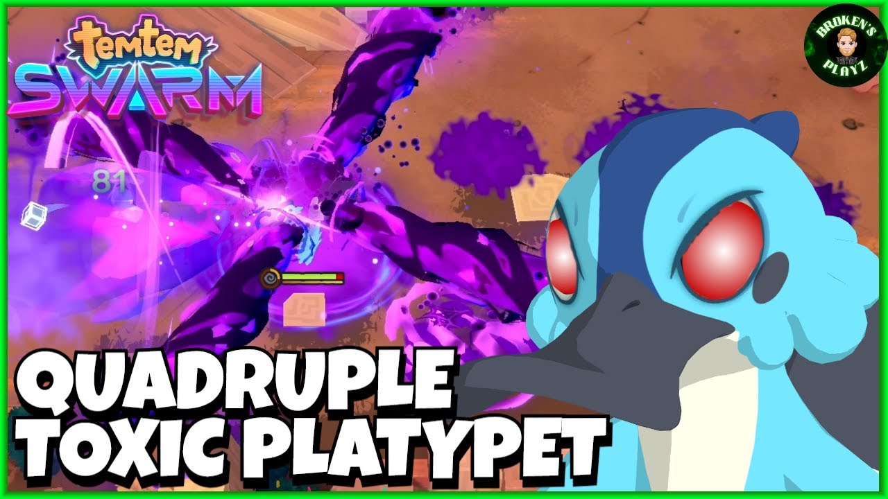This Platypet Build is EXTREMELY Toxic and FUN To Play | Temtem Swarm